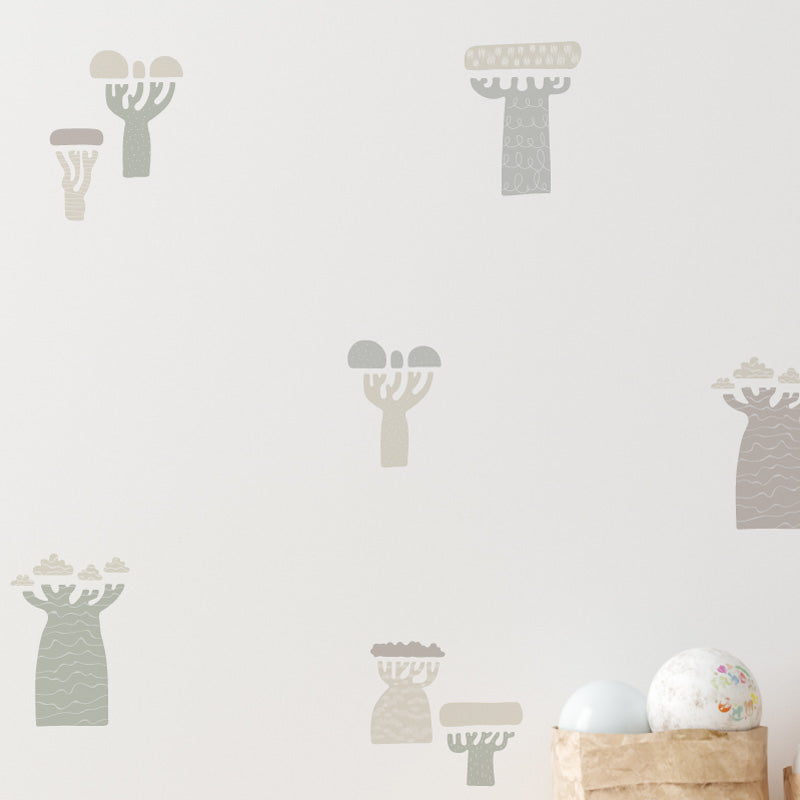 Stickers Decorativos Para Muros - Baobab Cuatricolor | Murami