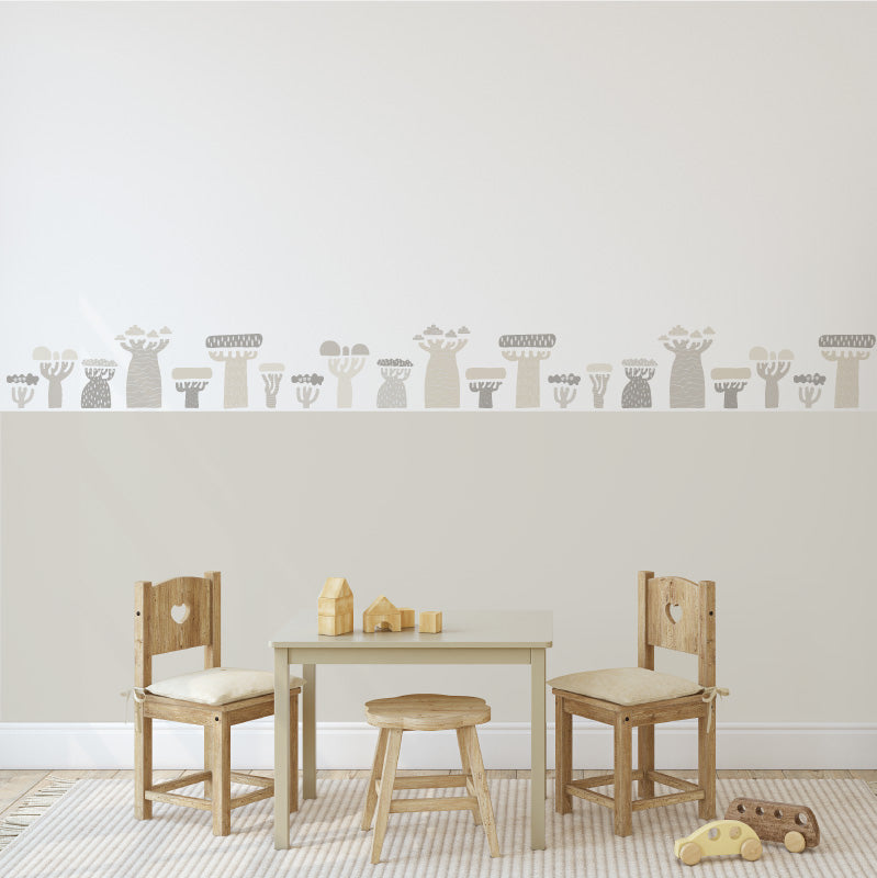 Stickers Decorativos Para Muros - Baobab Taupe | Murami