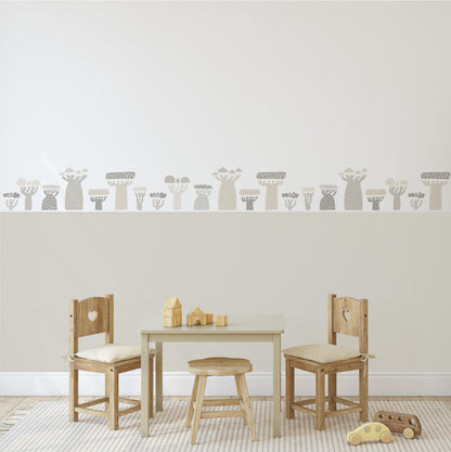 Stickers Decorativos Para Muros - Baobab Taupe | Murami