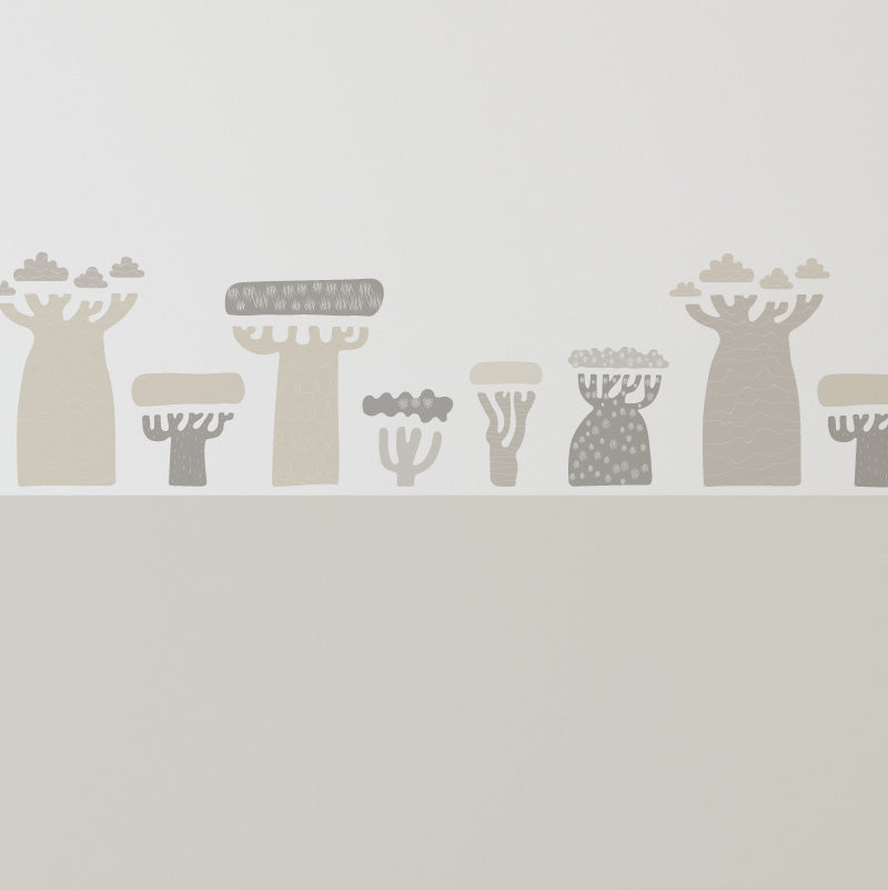 Stickers Decorativos Para Muros - Baobab Taupe | Murami