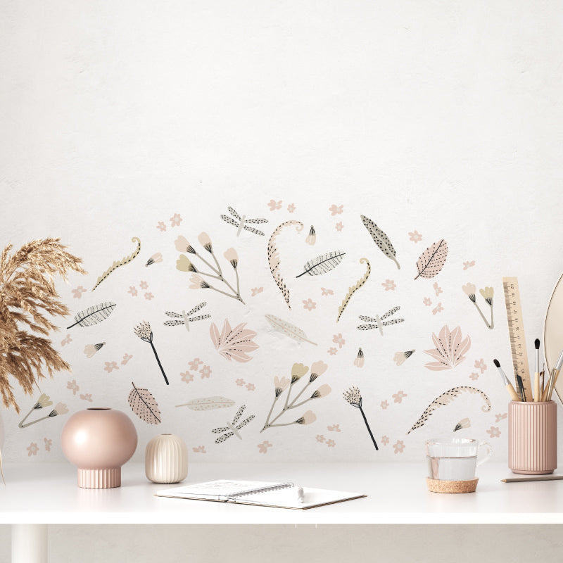 Stickers Decorativos Para Muros - Flor Puntillismo | Murami