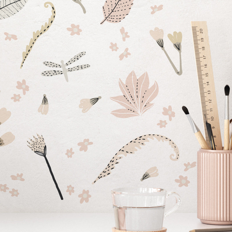 Stickers Decorativos Para Muros - Flor Puntillismo | Murami