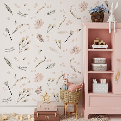 Stickers Decorativos Para Muros - Flor Puntillismo | Murami
