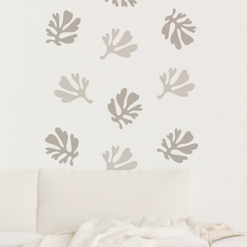 Stickers Decorativos Para Muros - Hoja Monstera Taupe | Murami