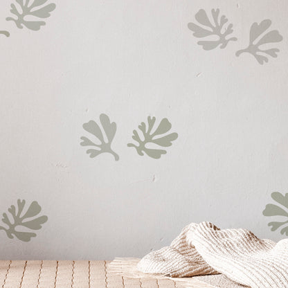 Stickers Decorativos Para Muros - Hoja Monstera Oliva | Murami