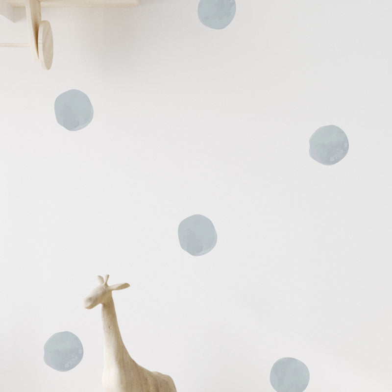 Stickers Decorativos Para Muros - Lunares Azul Claro | Murami
