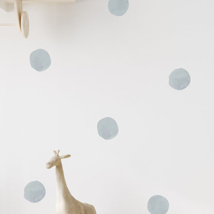 Stickers Decorativos Para Muros - Lunares Azul Claro | Murami