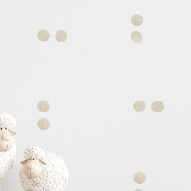Stickers Decorativos Para Muros - Lunares Beige | Murami