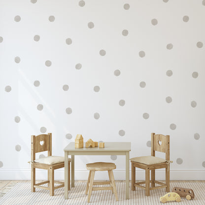Stickers Decorativos Para Muros - Lunares Taupe | Murami