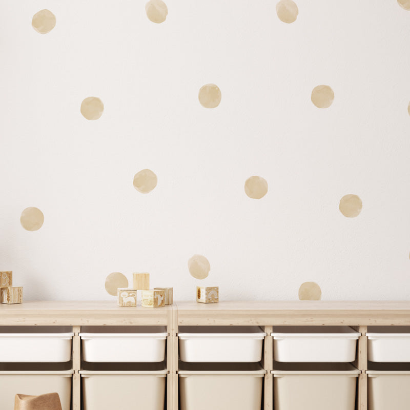 Stickers Decorativos Para Muros - Lunares Amarillo | Murami