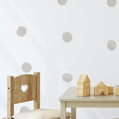 Stickers Decorativos Para Muros - Lunares Taupe | Murami