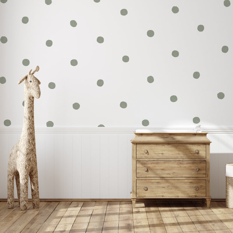 Stickers Decorativos Para Muros - Lunares Verde Oscuro | Murami