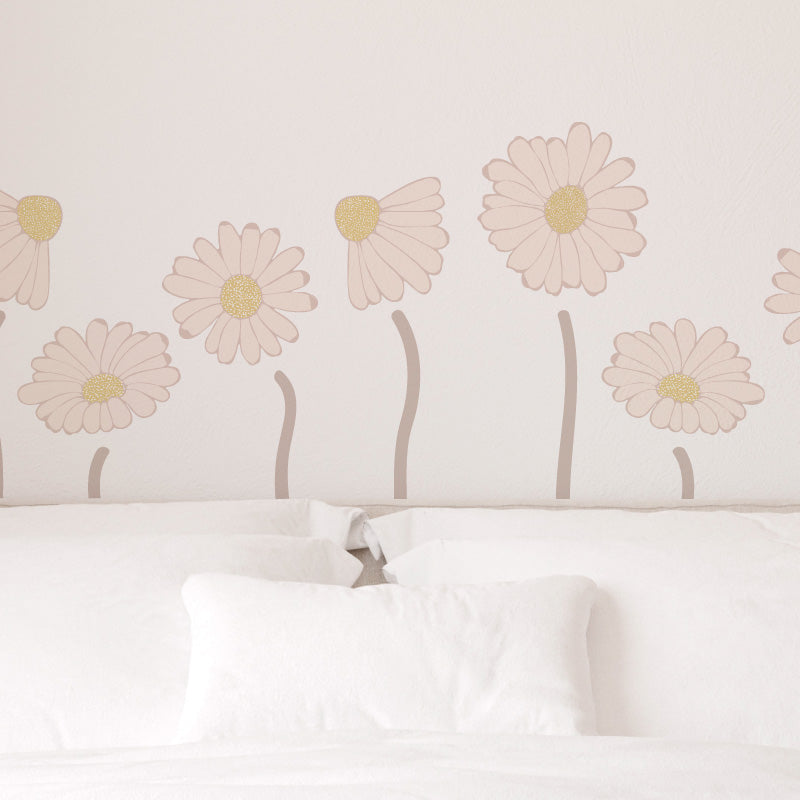 Stickers Decorativos Para Muros - Margarita con Tallo | Murami