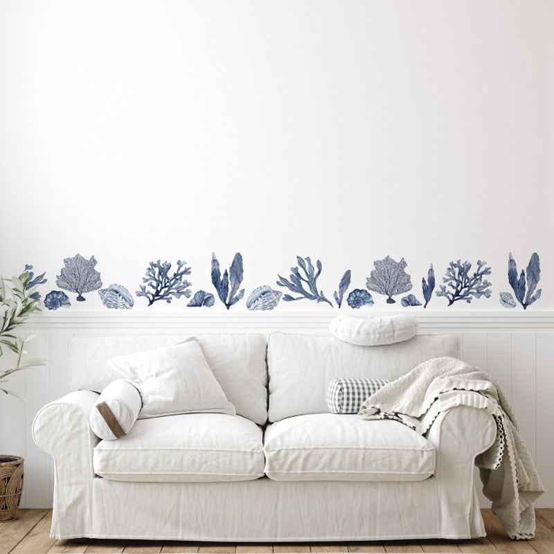 Stickers Decorativos Para Muros - Marino Azul | Murami
