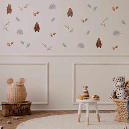 Stickers Decorativos Para Muros - Oso | Murami