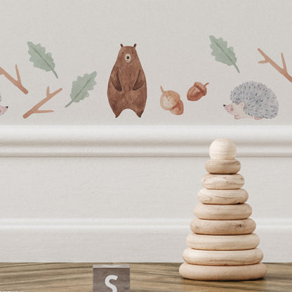 Stickers Decorativos Para Muros - Oso | Murami