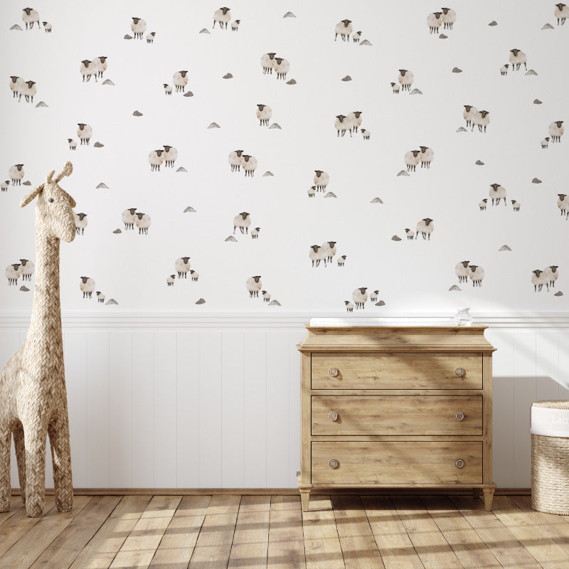Stickers Decorativos Para Muros - Ovejas | Murami