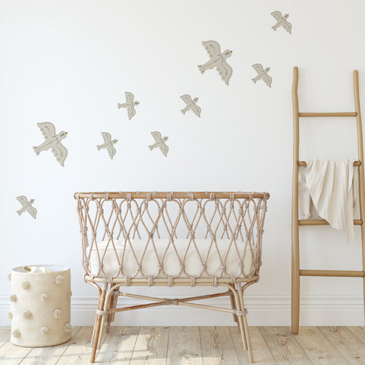 Stickers Decorativos Para Muros - Pajarito Nude | Murami