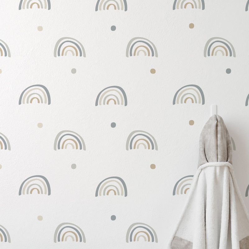Stickers Decorativos Para Muros - Arcoíris Celeste | Murami