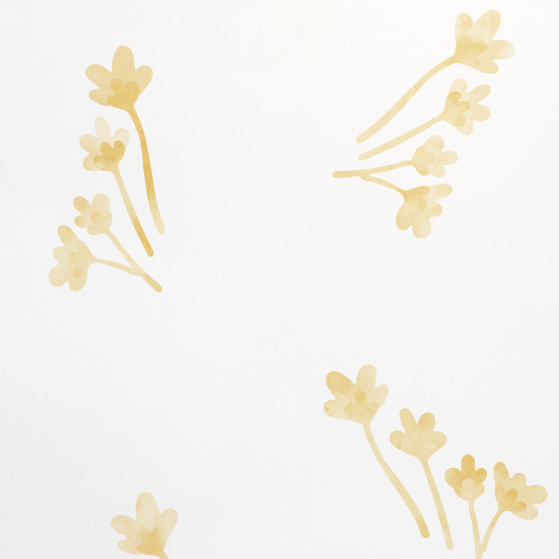 Stickers Decorativos Para Muros - Ramo de Cuatro Amarillo | Murami