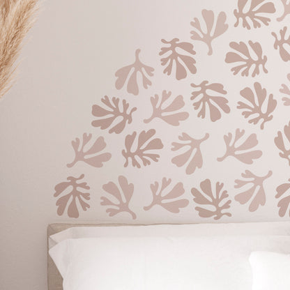 Stickers Decorativos Para Muros - Hoja Monstera Rosa | Murami