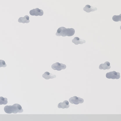 Stickers Decorativos Para Muros - Nubes Azules | Murami