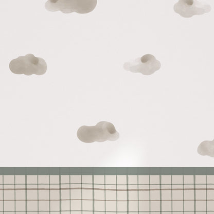Stickers Decorativos Para Muros - Nubes Beige | Murami
