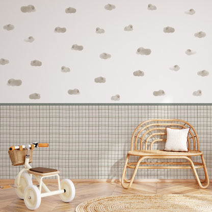 Stickers Decorativos Para Muros - Nubes Beige | Murami