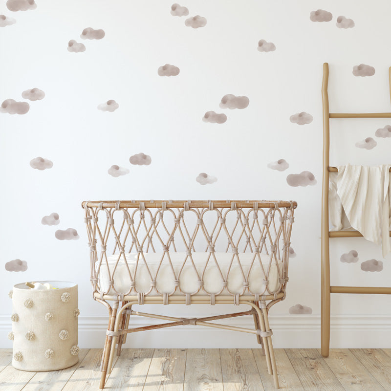 Stickers Decorativos Para Muros - Nubes Rosa | Murami