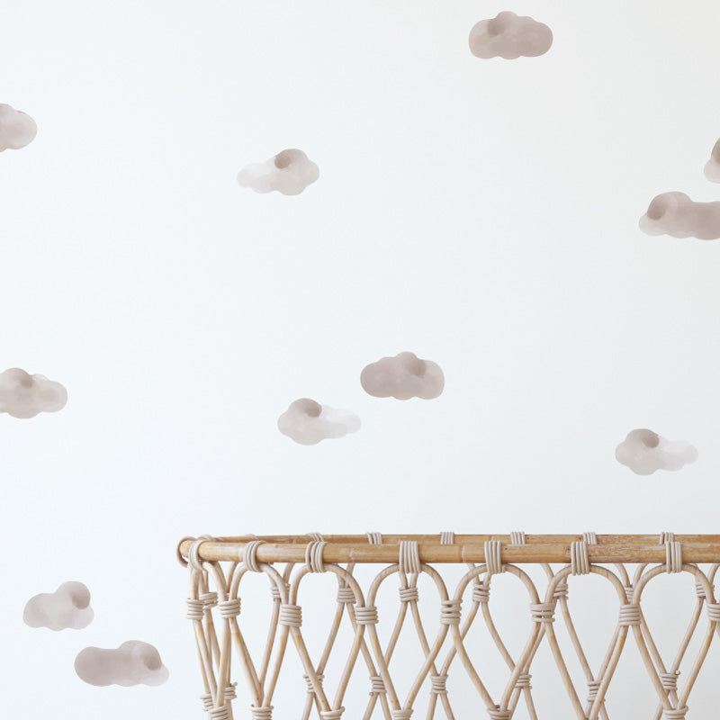 Stickers Decorativos Para Muros - Nubes Rosa | Murami