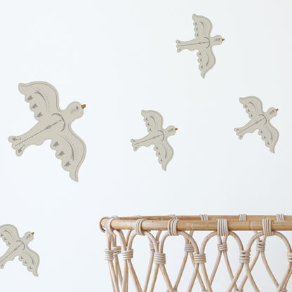 Stickers Decorativos Para Muros - Pajarito Nude | Murami