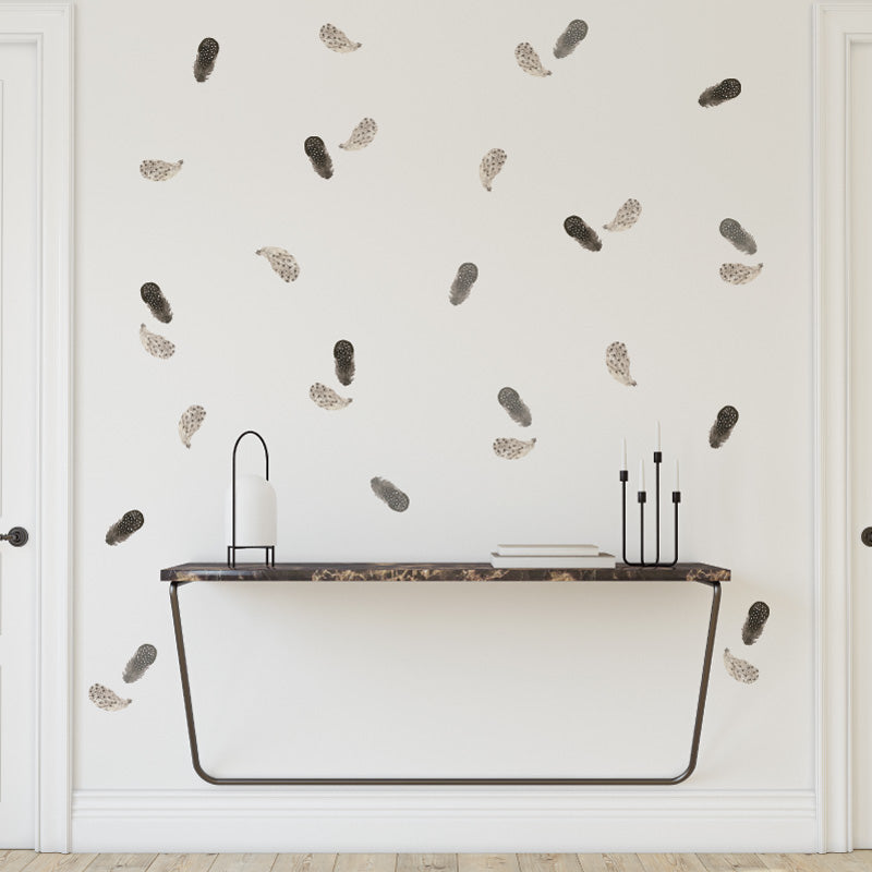 Stickers Decorativos Para Muros - Plumas Circular | Murami