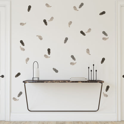 Stickers Decorativos Para Muros - Plumas Circular | Murami