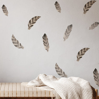 Stickers Decorativos Para Muros - Plumas Angulares | Murami