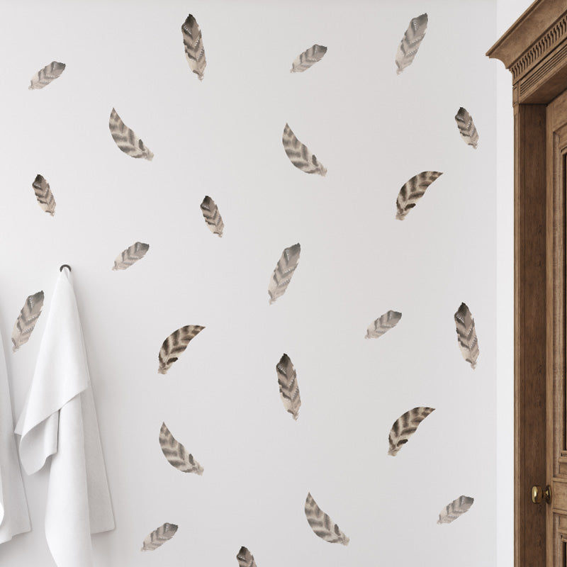Stickers Decorativos Para Muros - Plumas Angulares | Murami