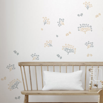 Stickers Decorativos Para Muros - Primavera Azul | Murami