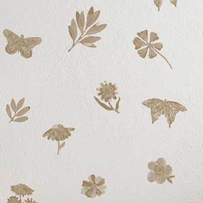 Stickers Decorativos Para Muros - Primrose Beige | Murami