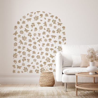 Stickers Decorativos Para Muros - Primrose Beige | Murami