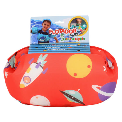 Flotador con Alitas - Espacio Rojo | Green Dolphin