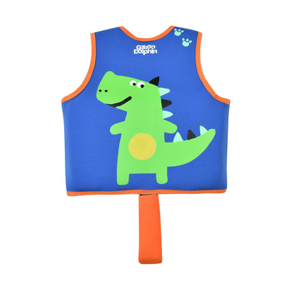 Chaleco Flotador Infantil - Dinosaurio Azul | Green Dolphin