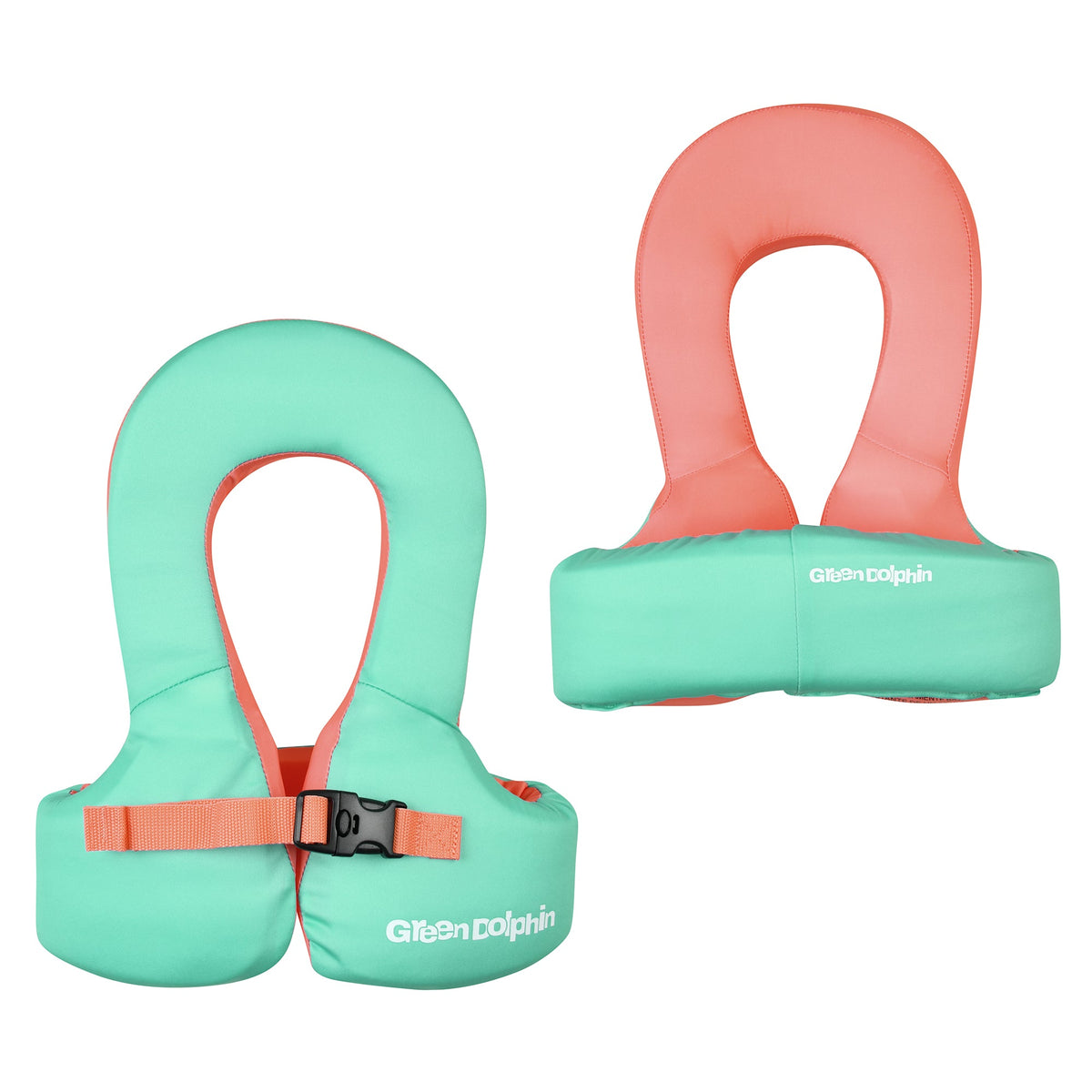 Chaleco Flotador Infantil Green Lock - Verde Agua | Green Dolphin