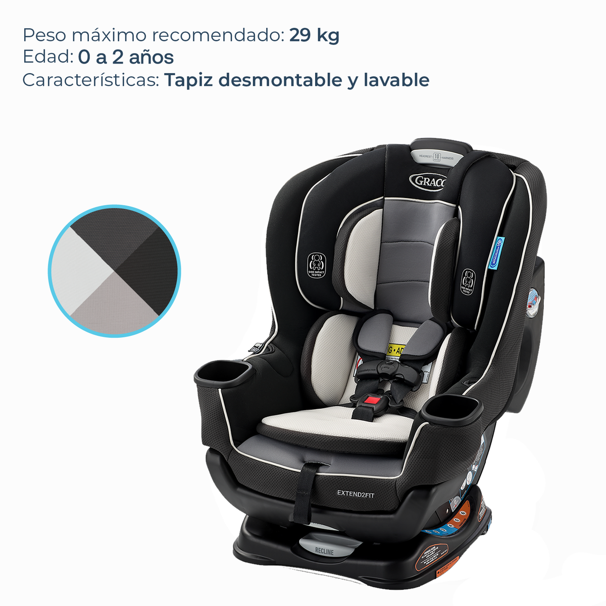 Silla de Auto Convertible Extend2Fit® - Gotham | Graco