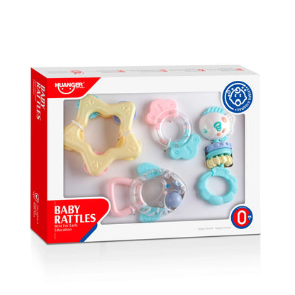Set 4 Mordedores Pastel - Pez | Huanger