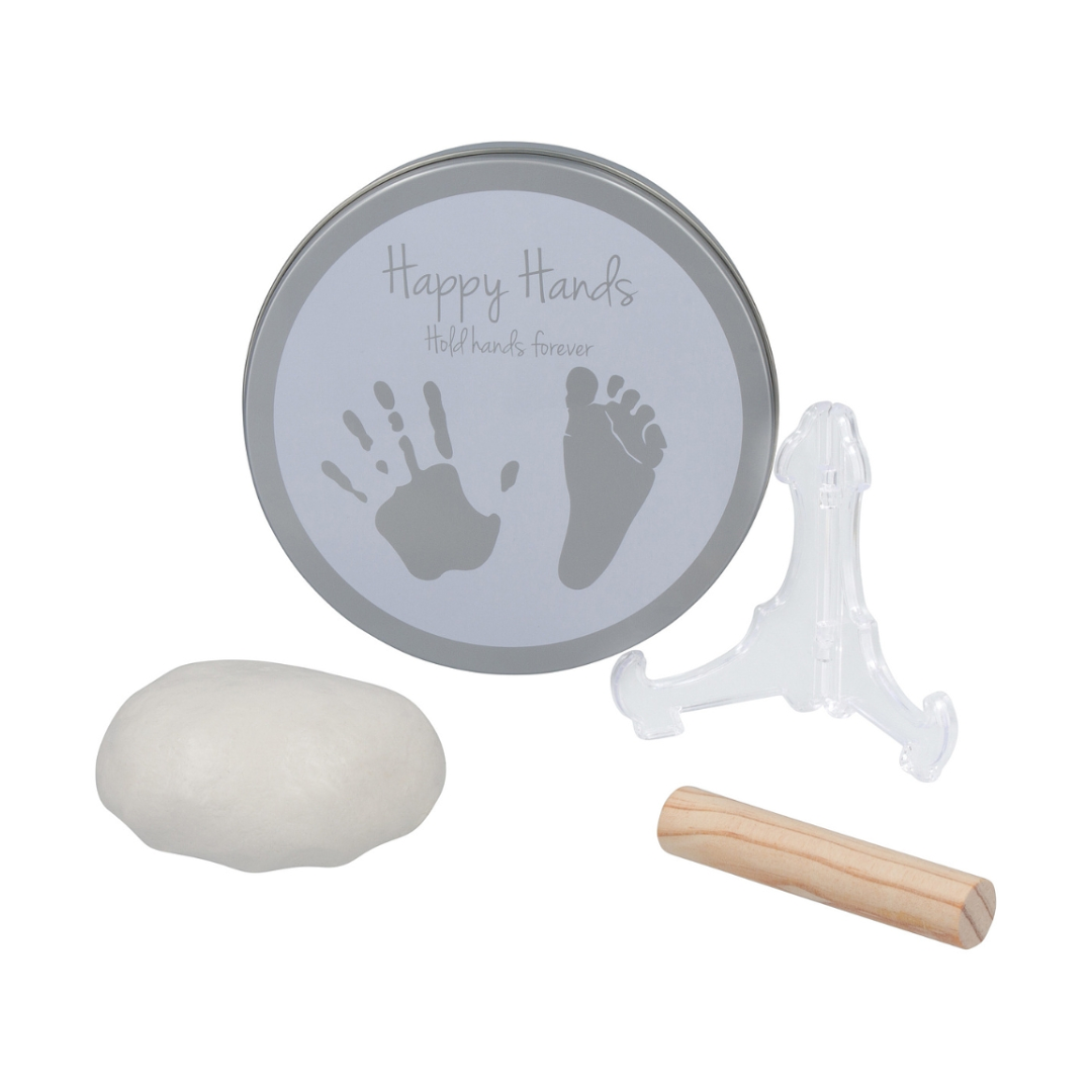 Lata Redonda Huellas Bebé | Happy Hands