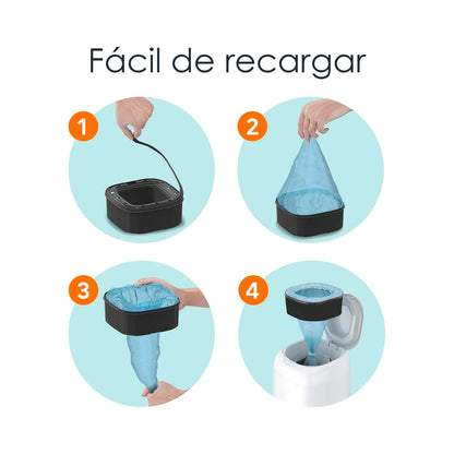 Bolsas de Repuesto para Contenedor de Pañales Diaper Genie - 270 Unidades | Diaper Genie