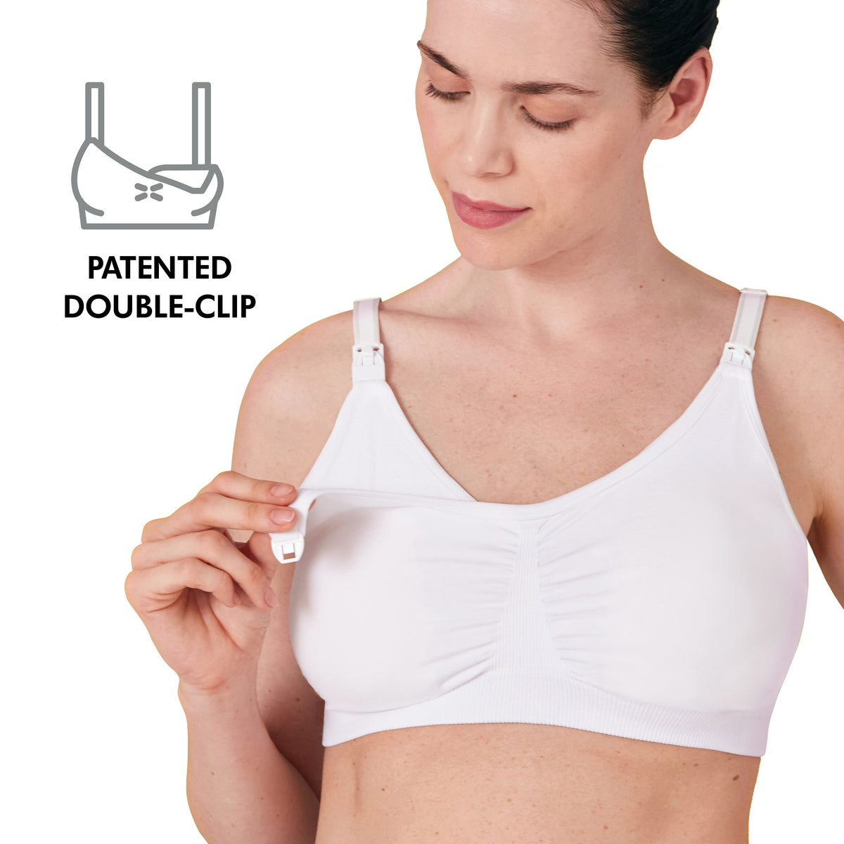 Sostén de Lactancia y Extracción 3 en 1 - Blanco | Medela