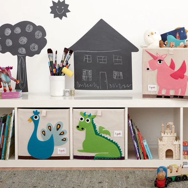Caja Organizadora - Pavo Real | 3 Sprouts