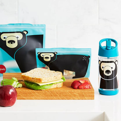 Bolsas Reutilizables para Snack - 2 unidades - Oso | 3 Sprouts