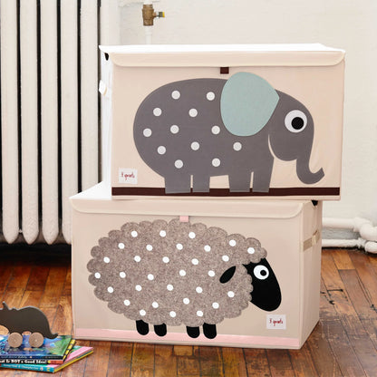Baúl para Juguetes Plegable - Oveja | 3 Sprouts