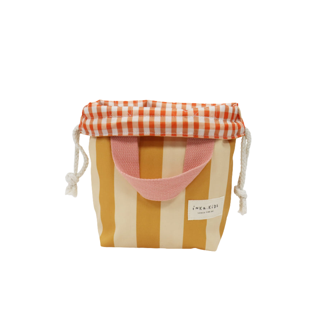 Snack Bag - Stripe Pink | Inka Kids